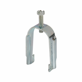 B-Line B1520S Conduit Strut Clamp With Saddle, 1-1/4 in Conduit, 300 lb Load, 1.125 to 1.315 in OD, Steel