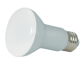 Satco S9630 R20 LED Lamp, 6.5 Watts, Medium E26 Base, 525 Lumens, Dimmable, Warm White