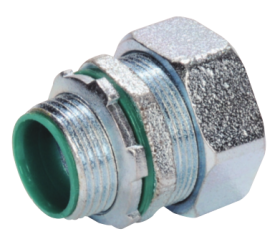 Sepco SLT31T 1-1/2 in Liquidtight Straight Insulated Throat Connector Malleable Iron