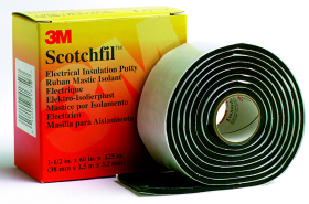 3M Scotchfil Insulation Putty Electrical Tape 1-1/2 in W x 60 in L