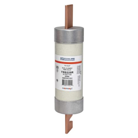 Mersen TRS225R Current Limiting Time Delay Fuse, 225 A, 600 VAC/300 VDC, 200/20 kA, Class RK5, Cylindrical Body