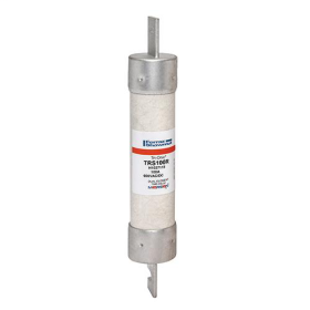 Mersen TRS100R Current Limiting Time Delay Fuse, 100 A, 600 VAC/300 VDC, 200/20 kA, Class RK5, Cylindrical Body