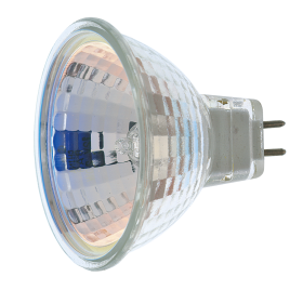 Satco S1956 MR16 Halogen Lamp, 20 Watts, Miniature Bi-Pin GU5.3/GX5.3 Base, 205 Lumens, Dimmable, Warm White
