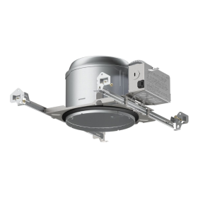 Cooper Air-Tite E27ICAT New Construction Shallow Recessed Housing Halogen/CFL/LED Lamp Insulated Insulation 120 VAC 6-3/8 in Ceiling Opening Aluminum Housing