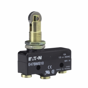Cutler-Hammer E47BMS10 Precision Limit Switch, Roller Plunger, Screw Terminals