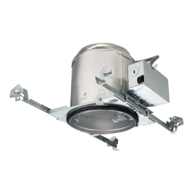 Halo Air-Tite E7ICAT New Construction Recessed Lighting Housing alogen/Incandescent/LED/CFL Lamp Insulated Insulation 120 VAC 6-1/2 in Ceiling Opening Aluminum Housing
