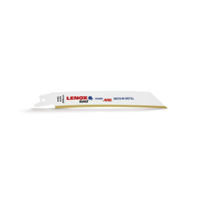 Lenox 21069 Gold 618GR 6" X 3/4" 18TPI Metal Blades Bi-Metal 5-Pack,