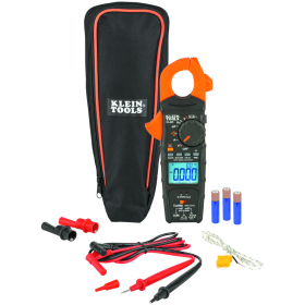 Klein Tools CL445 HVAC Clamp Meter, Auto-Ranging TRMS, NCVT, Measures Voltage & 65064 Hex Head 2-in-1 Nut Driver, 1/4-Inch and 5/16-Inch