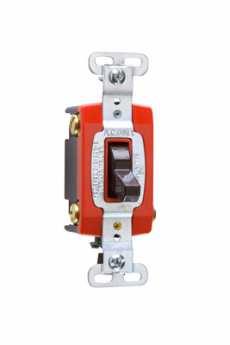 Pass & Seymour CSB20AC4 Hard Use Specification Grade Switch, Brown 20 A, 120/277 VAC, 4-Way