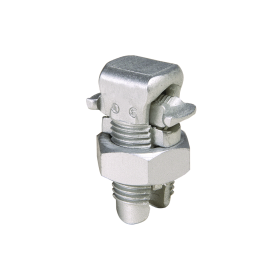 Burndy KSA1/0 Split Bolt Connector, (1) 2 to 1/0 AWG, 8 to 1/0 AWG Conductor, 1.92 in L, Aluminum