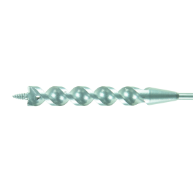 Klein 53718 Flexible Long Auger Bit With Screw Point, 9/16 in Dia, 54 in OAL, Screw Point, Oxide Coated