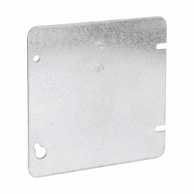 Crouse-Hinds TP568 4-11/16 In. Square Flat Blank Steel Box Cover