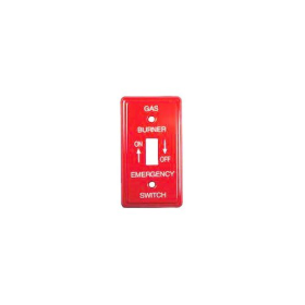 Morris 83495 1G Handy Gas Red Emergency Plate