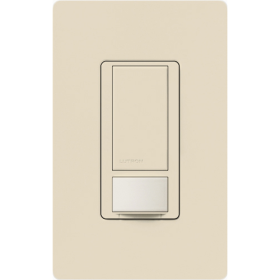 Lutron MS-OPS6M2-DV-LA Non-Dimmable Switch with Occupancy Sensor, 120/277 VAC, Light Almond