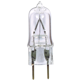 Satco S3542 T4 Halogen Lamp, 75 Watts, Bi-Pin G8 Base, 1250 Lumens, Dimmable, Warm White