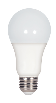 Satco S29815 A19 LED Lamp, 15 Watts, Medium E26 Base, 1600 Lumens, Dimmable, Warm White, 6 per Box