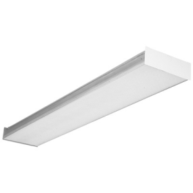 Lithonia Lighting SB432-MVOLT-1/4-OS10ISXL 4-Lamp 4 Ft. T8 Square-Basket Wrap Fixture With Acrylic Lens