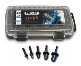 RectorSeal 87001 Pro-Fit Flaring Kit With Case Includes 1/4 in 3/8 in 1/2 in 5/8 in & 3/4 in Bits