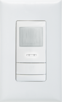 Lithonia Lighting Sensor Switch WSX PDT IV Dual Technology Single Relay Occupancy Sensor 120/277 VAC Passive Infrared/Microphonics 20 Ft. Small Motion & 36 Ft. Large Coverage Wall Mount Ivory