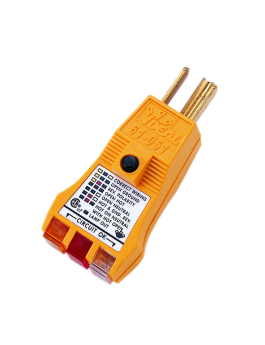 Ideal 61-051 E-Z Check Plus GFCI Circuit Tester, 120 VAC