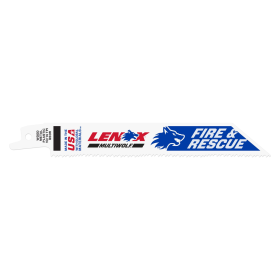 Lenox 20374650R5 Reciprocating Saw Blade, 6 in L x 3/4 in W, 10/14, Bi-Metal Body, U-Shank Tang