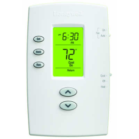 Honeywell TH2110DV1008 Pro 2000 Vertical Mount 5-2 Day Programmable Thermostat With 45-90 Degrees F. Set Point