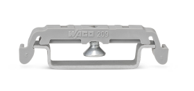 Wago 209-123 Mounting Foot With Screw 6.4mm Gray