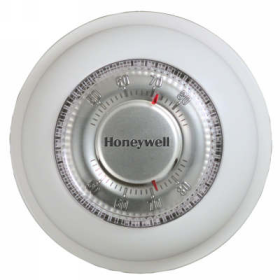 Honeywell T87K1007 24VAC Round Mercury Free Thermostat With 40-90 Degrees F. Set Point