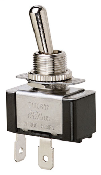 Ideal 774008 SPST On-Off Toggle Switch with Spade Terminals