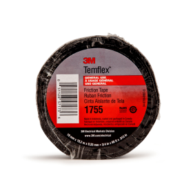 3M 1755 3/4 In X 60 Ft Friction Tape Black (IN)
