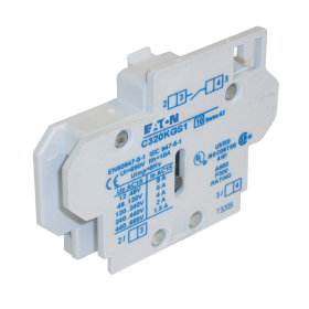 Cutler-Hammer C320KGS1 Freedom Series Side-Mounted Auxiliary Contact For 10-60A Contactors 600VAC 1NO NEMA Sizes 00-2