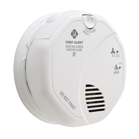 BRK SC7010B First Alert 120V AC/DC Hardwired Combination Photoelectric Smoke and Carbon Monoxide Alarm with AA Battery Backup
