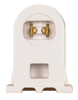 Satco 80-1499 High Output Fluorescent Fixed Lampholder, Quickwire Terminals Accept Up to 18 AWG Solid or Tinned Leads, Slide-On Shallow Base, Rapid Start Strip 3/8"-1/2," 660 Watts, 1000 VAC