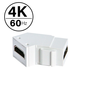 P&S WP124KWH 4K HDMI Keystone Insert White