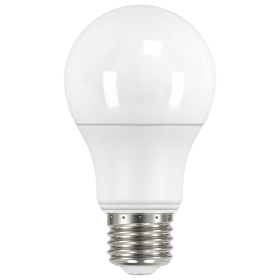 Satco S11415 A19 LED Lamp, 9.5 Watts, 3000K, Medium E26 Base, 800 Lumens, Dimmable, Soft White, 4 per Pack