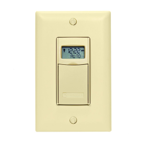 Intermatic EI600C Astronomic Digital Decorator Electronic In-Wall Timer 1 min to 7 days Time Setting 120 to 127 VAC 12 to 18 VDC 1NO SPST 1 Pole