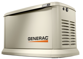 Generac 7209 24/21 kW Wi-Fi Enabled Air-Cooled Standby Generator Aluminum Enclosure