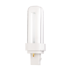 Satco S8317 T4 Twin Compact Fluorescent Lamp, 13 Watts, PL 2-Pin GX23-2 Base, 780 Lumens, Warm White