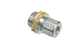 Arlington LPCG754S, 3/4 in Zinc Plated Steel Strain Relief Cord Connector .2-.472 in Cable Opening