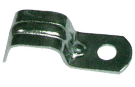 Morris 19460 1-Hole Pipe Strap, Steel, Zinc Plated