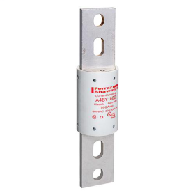 Mersen A4BY1000 Current Limiting Time Delay Fuse, 1000 A, 600 VAC/300 VDC, 200/20 kA, Class L, Cartridge Body