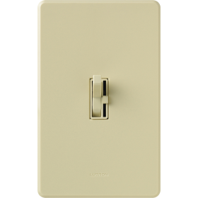 Lutron AYCL-153P-IV Ariadni Traditional Single-Pole or 3-Way Circuit Dimmer Switch, 120 VAC, Ivory