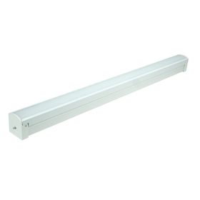 Satco 65-1103 2 Ft. Linkable LED Strip Light, 24 Watts, 1500 Lumens, White Housing, Cool White