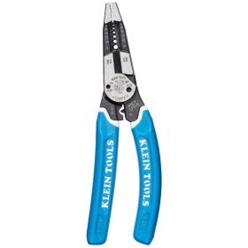 Klein Kurve K12065CR Heavy-Duty Wire Stripper, Cutter, Crimper Multi Tool, 8 to 10 AWG Solid, 10 to 12 AWG Stranded Cable