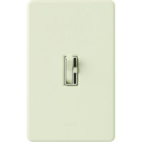 Lutron AYCL-153P-LA Ariadni Traditional Single-Pole or 3-Way Circuit Dimmer Switch, 120 VAC, Light Almond