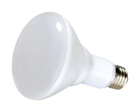 Satco S9058 BR30 LED Lamp, 10 Watts, Medium E26 Base, 700 Lumens, Natural Light