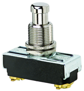 Ideal 774085 Momentary SPST (On)-Off Push-Button Switch with Screw Terminals