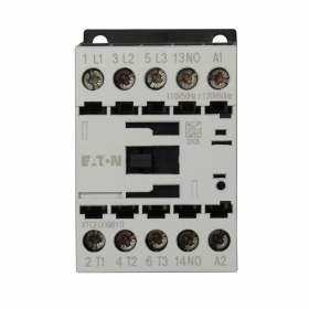 Cutler Hammer XTCE009B10A Contactor 3P, Full Voltage Non-Reversing, 9A, Frame B, 1NO, 110V/50 Hz - 120V/60 Hz