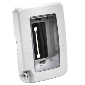 Intermatic WP7000W Low-Profile Extra-Duty Plastic In-Use Weatherproof Cover, Single-Gang, Vertical/Horizontal Hinge, 1-1/2 In., White