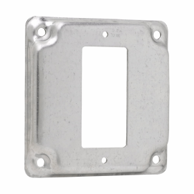 Crouse-Hinds TP513 4 In. Square 1/2 In. Raised Single-GFCI Surface Cover